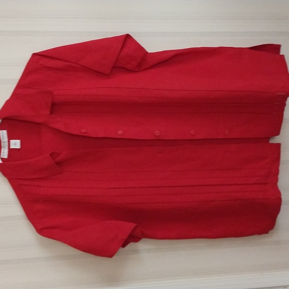Josephine Chaus Sport 55% linen pantsuit size M